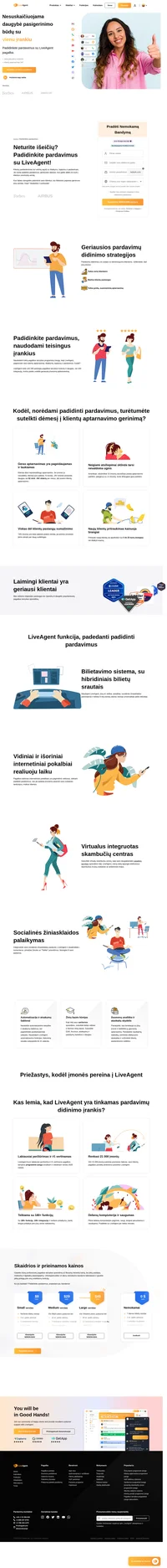 LiveAgent apjungia puikius internetinius pokalbius, bilietavimą ir automatizaciją, kurie leidžia suteikti išskirtinį aptarnavimą. Padidinkite savo pardavimus su LiveAgent jau šiandien.