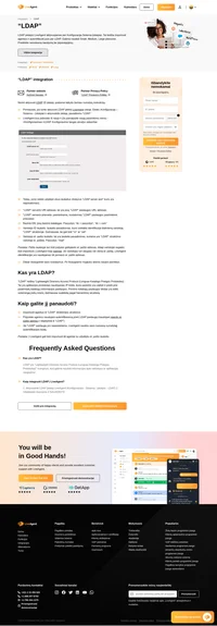 Fiksuokite ir tvarkykite duomenis su LiveAgent LDAP integracija. Importuokite agentus iš LDAP direktorijos ir autentifikuokite juos su LDAP prisijungimu.