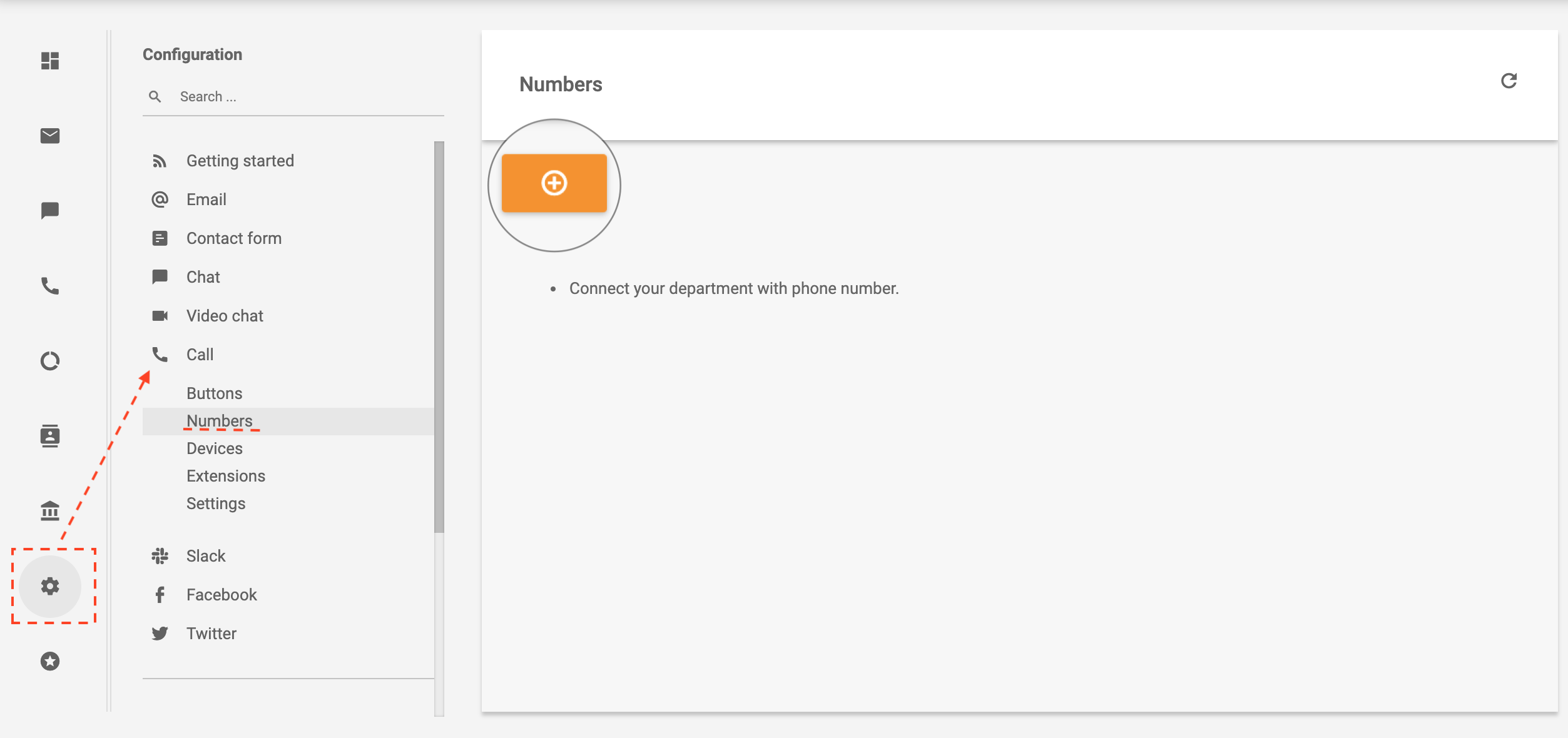 sipgate-navigation-LiveAgent