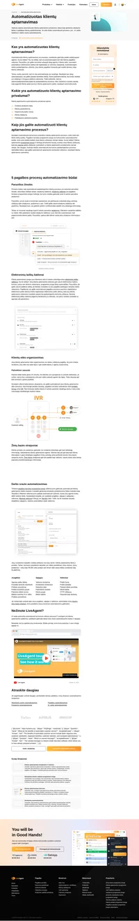 Ar norėtumėte automatizuoti pasikartojančias agentų užduotis? Sužinokite apie automatizuotus klientų aptarnavimo procesus ir iš karto pagerinkite savo verslą.