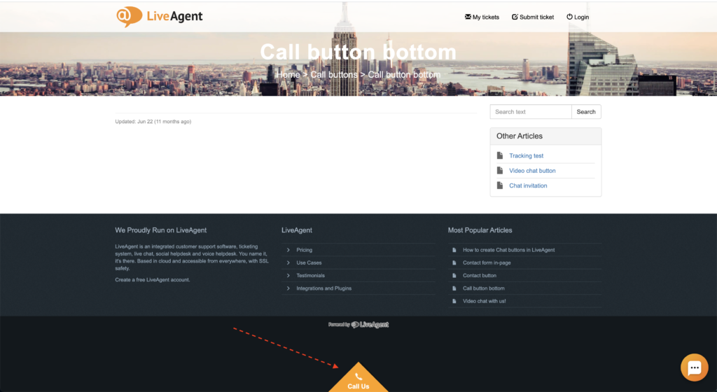 aktyvus skambinimo mygtukas