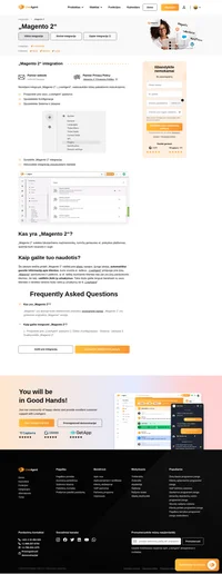 Integruokite „Magento 2“ į „LiveAgent“ ir pagerinkite savo darbo eigą. Galėsite stebėti klientų užsakymus ir naudoti vieną platformą.