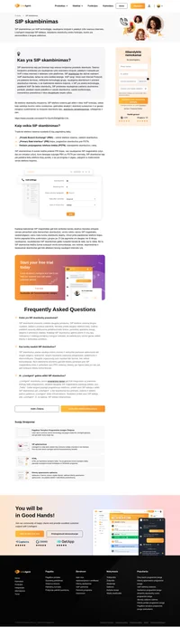 Sužinokite daugiau apie sip skambučius. Gaukite išsamios informacijos su profesionalų paaiškinimais.