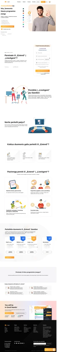 Norite perkelti duomenis iš „Extend“? Pažvelkite į „LiveAgent“ ir sužinokite apie jo privalumus. Pradėkite nemokamą bandomąją versiją šiandien.