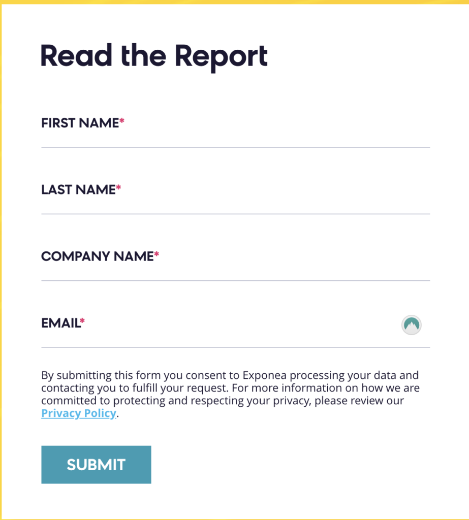 „Exponea“ apriboto turinio ataskaita