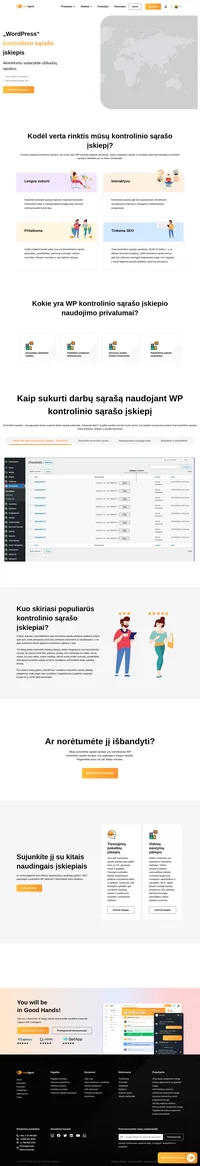Ar norite labiau įtraukti savo skaitytojus? Peržiūrėkite mūsų nemokamą WP kontrolinio sąrašo įskiepį, kuris pagerina vartotojo sąsają ir yra pritaikytas SEO.