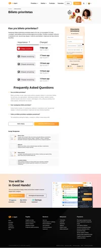 „LiveAgent“ priskiria prioritetą automatiškai pagal pirmumą eilėje. Jei nenustatėte SLA lygių, „Liveagent“ priskiria prioritetą automatiškai.