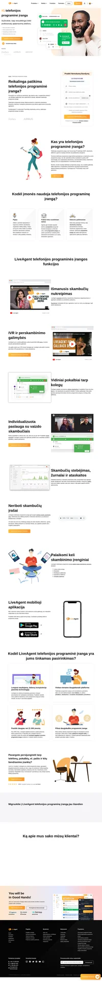 Atlikite ir gaukite skambučius internetu, naudodami mūsų pažangią telefonijos programinę įrangą. Atlikite tarptautinius ir regioninius skambučius vietinėmis kainomis.