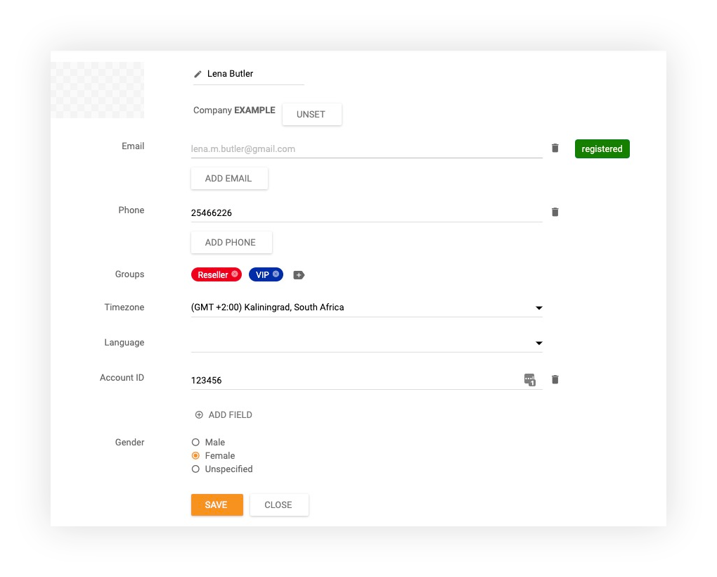 Komentaro pridėjimas LiveAgent