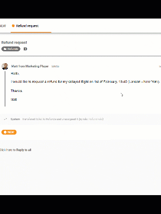 Sukurkite atstūmimo laiško šabloną „LiveAgent“ programoje