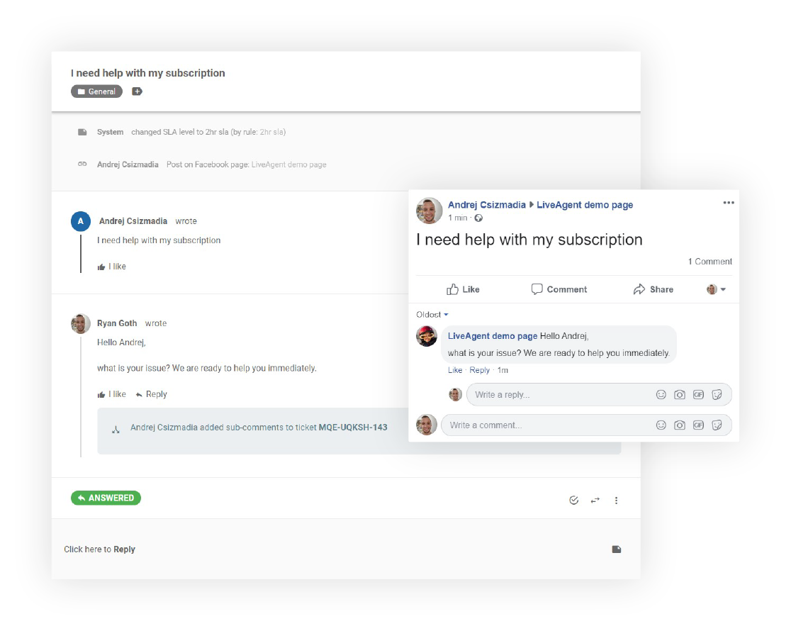 Facebook-feature-LiveAgent