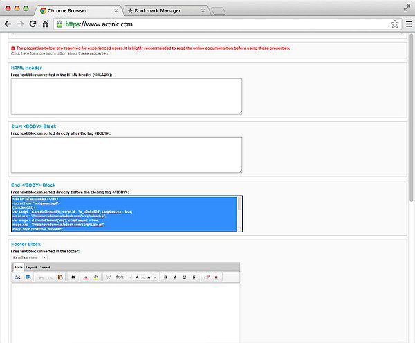 Oxatis LiveAgent integration