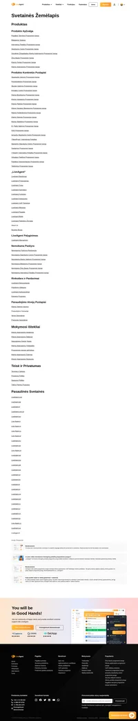 Ieškote konkretaus puslapio esančio LiveAgent svetainėje? Peržiūrėkite mūsų svetainės žemėlapį ir greitai raskite savo ieškomą informaciją.