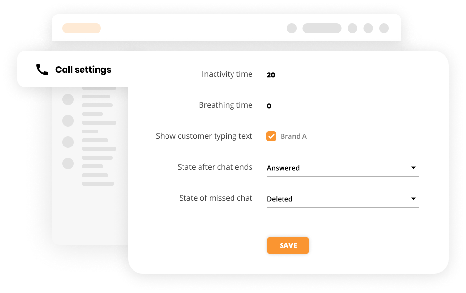 Skambučių nustatymai klientų aptarnavimo programinėje įrangoje – „LiveAgent“