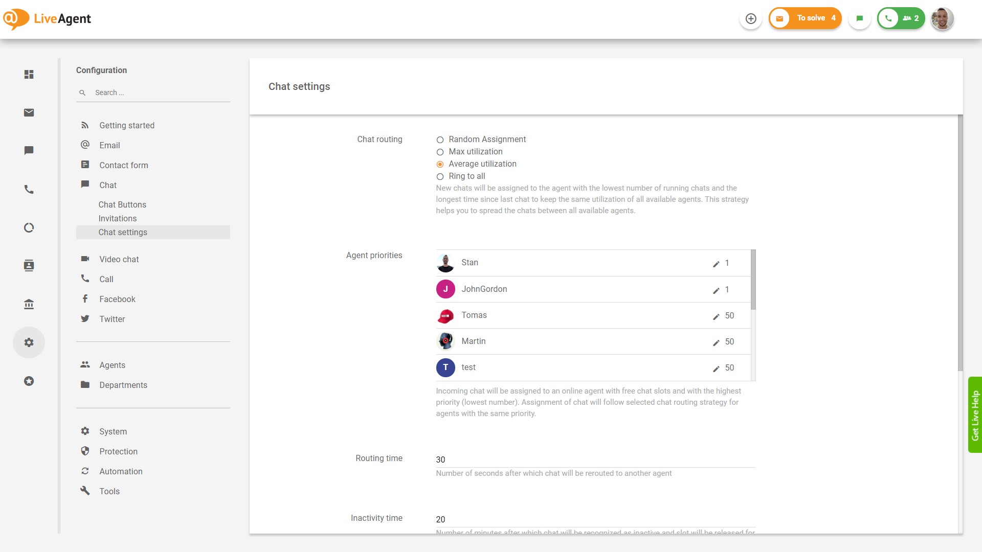 free-customer-management-software-Chat-Routing-LiveAgent
