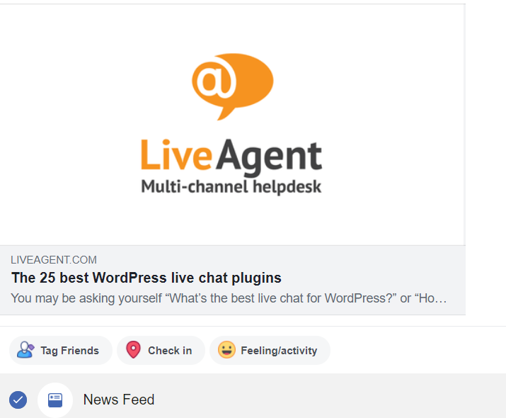 Social markup example