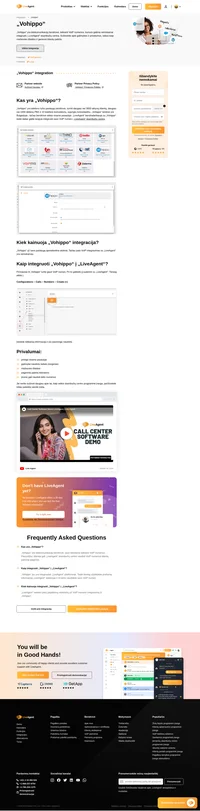 „Vohippo“ yra telekomunikacijų bendrovė, teikianti VoIP numerius. „LiveAgent“ ir „Vohippo“ yra partneriai. Sužinokite apie galimybes ir naudą toliau.